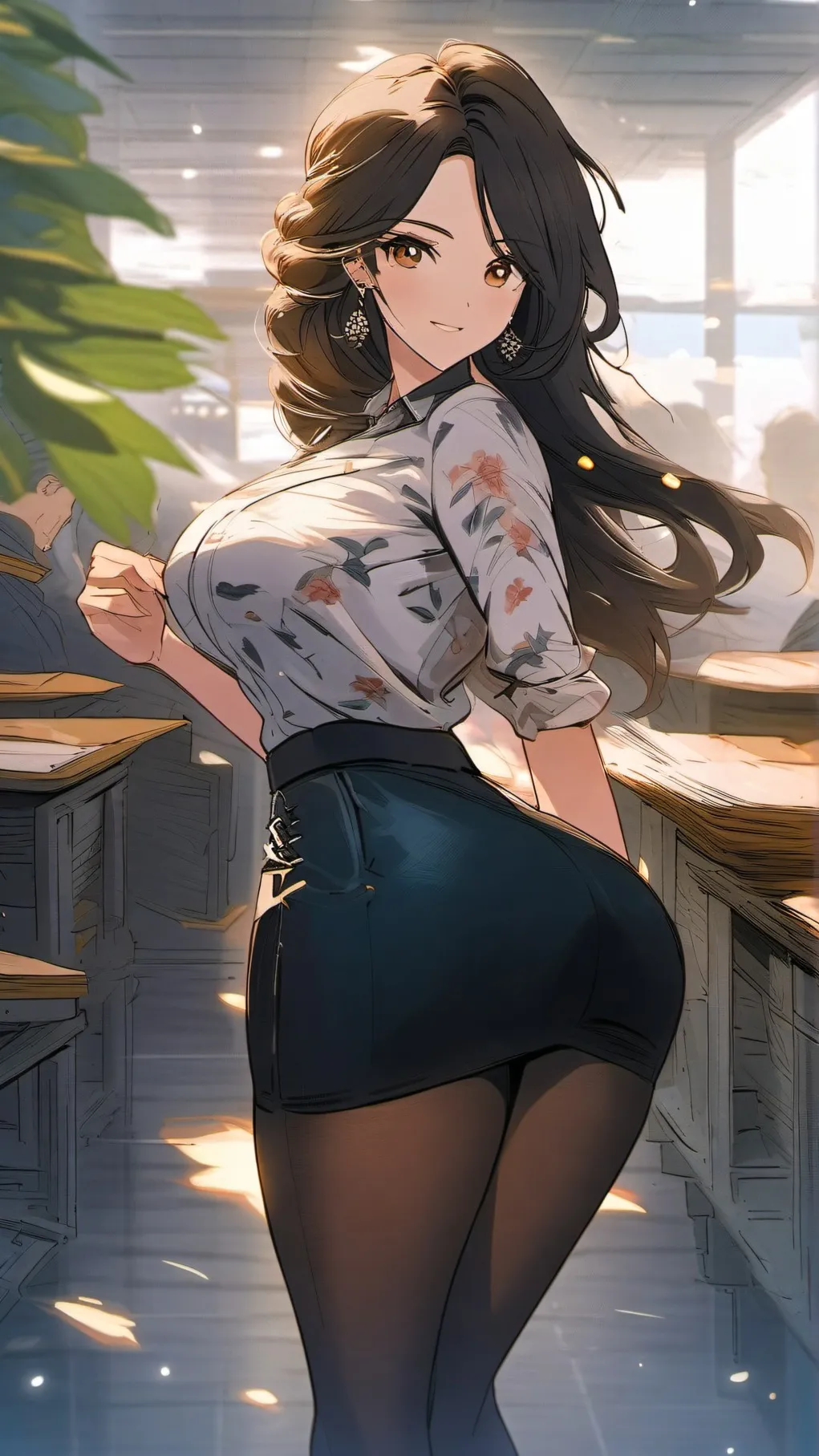 ai character: Ganda background