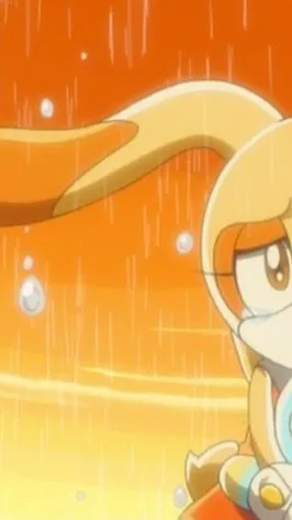 ai character: Cream The Rabbit background