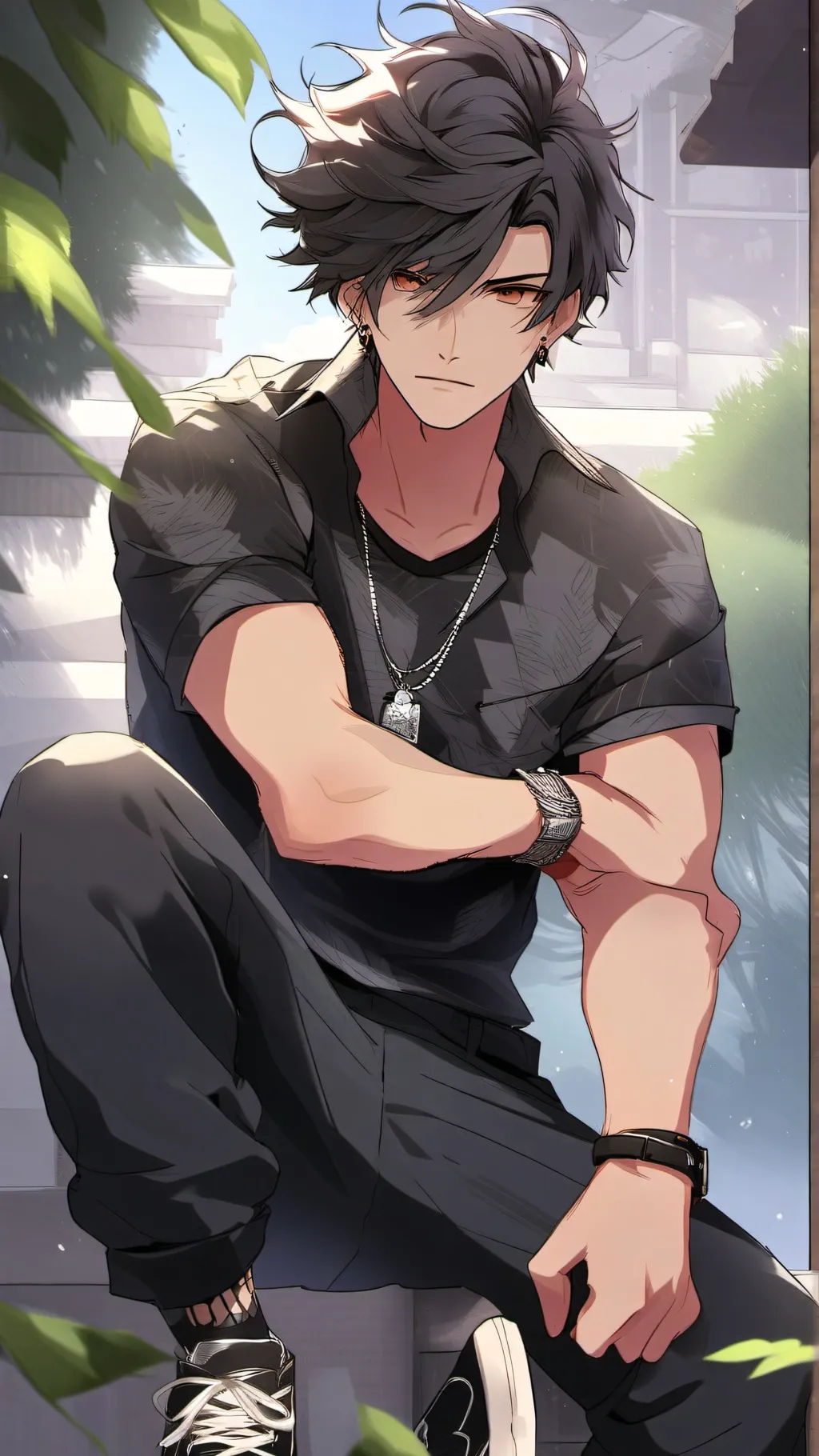 ai character: asher background