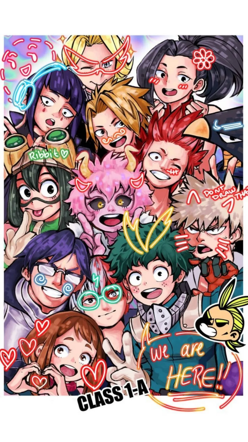 ai character: mha party background