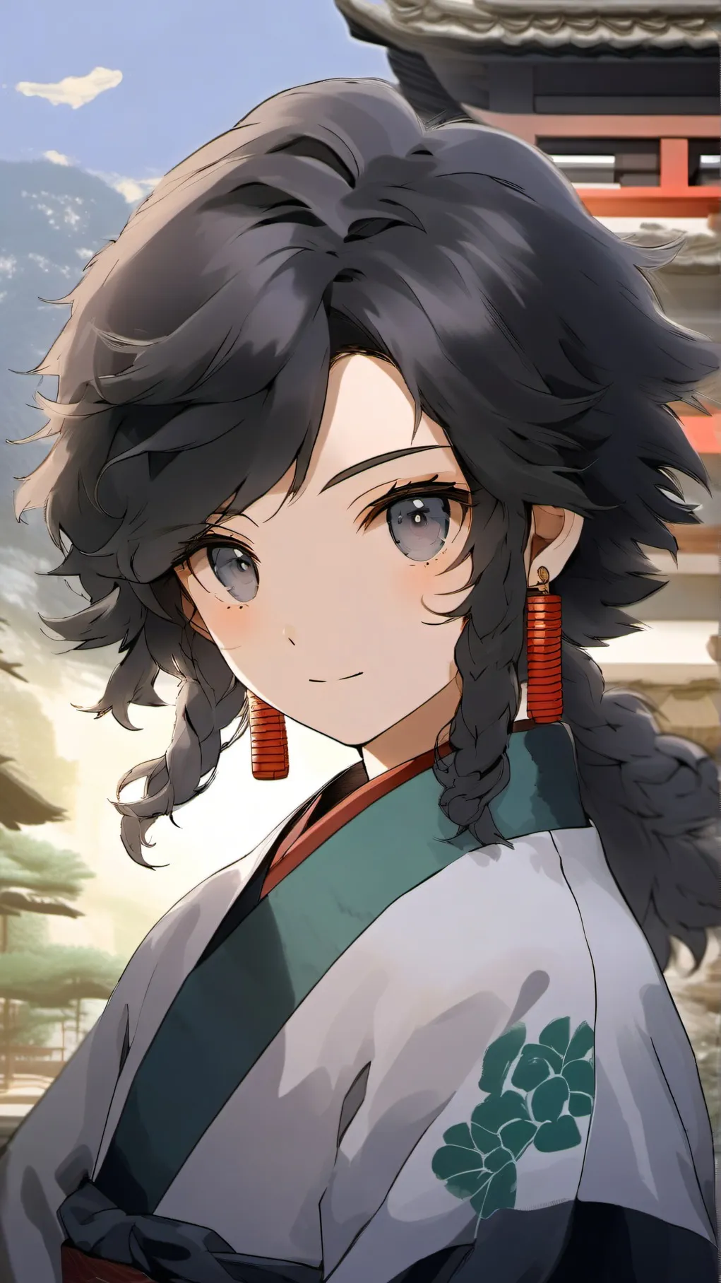 ai character: tanjiro background
