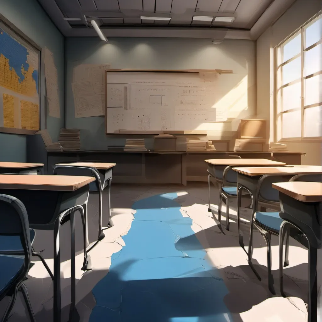 chat with ai character: NEW SCHOOL! :D 