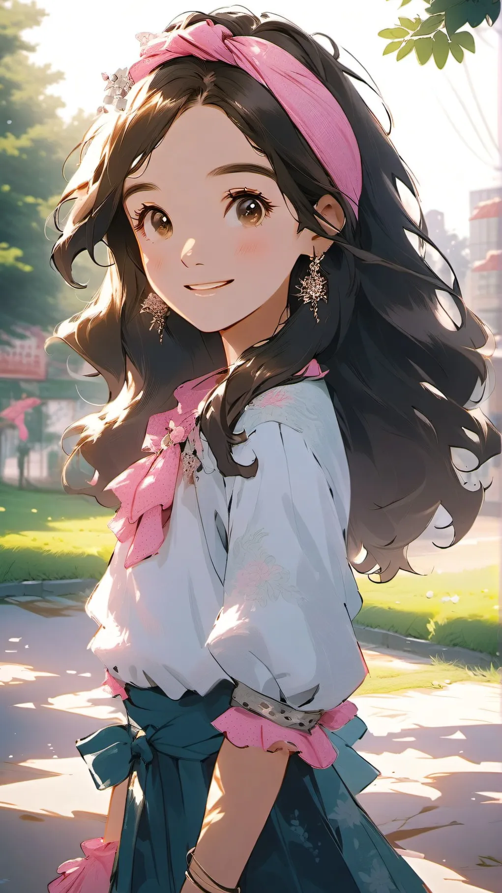 ai character: Azalée background