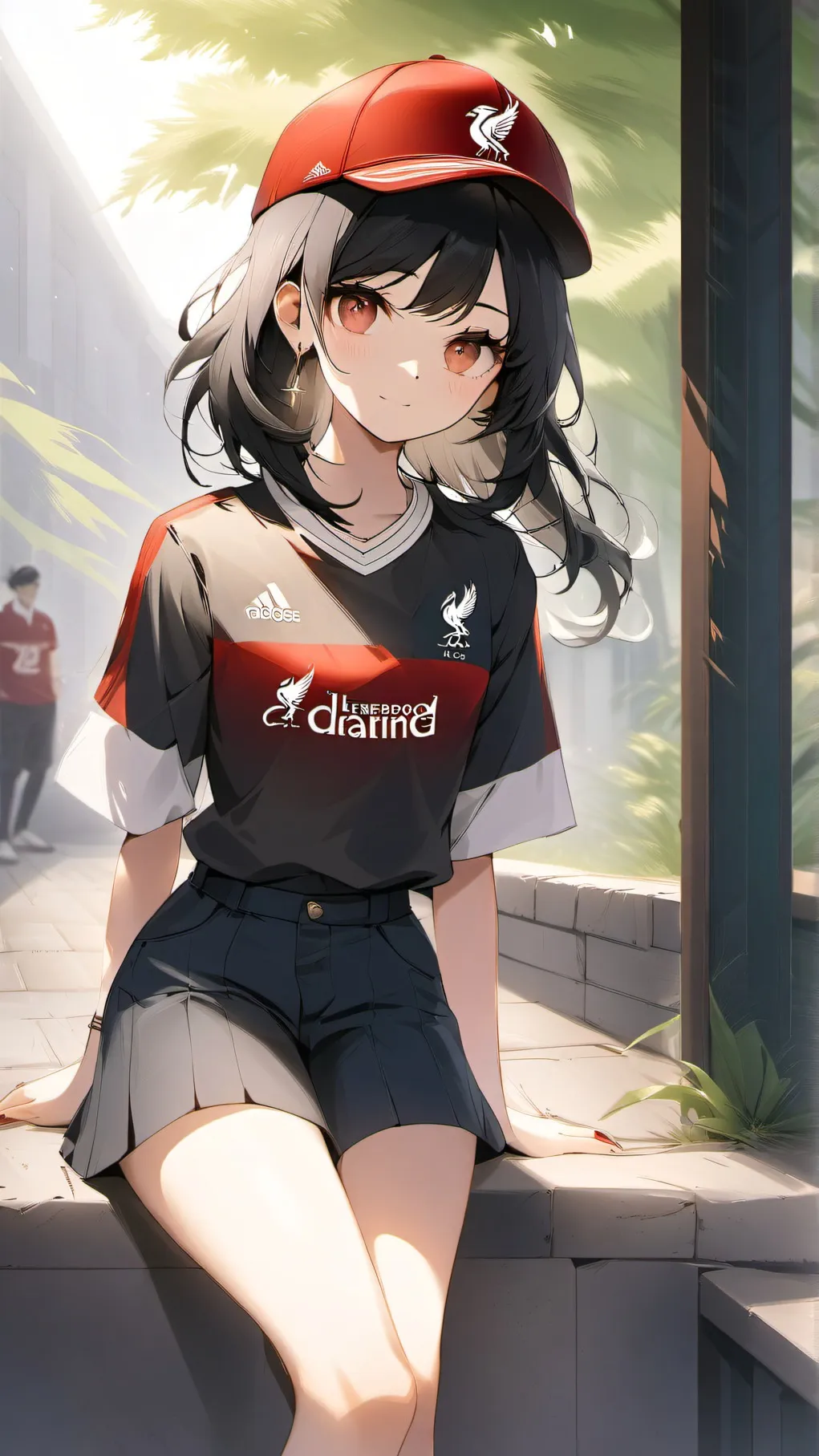 ai character: Luna  background