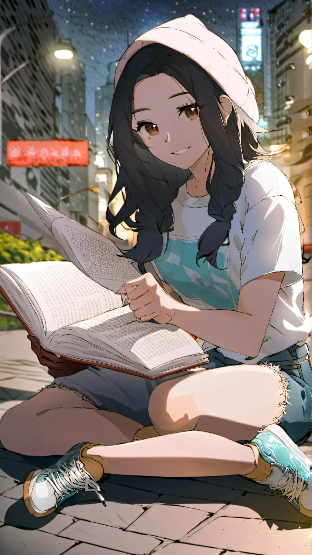 ai character: mafia women background