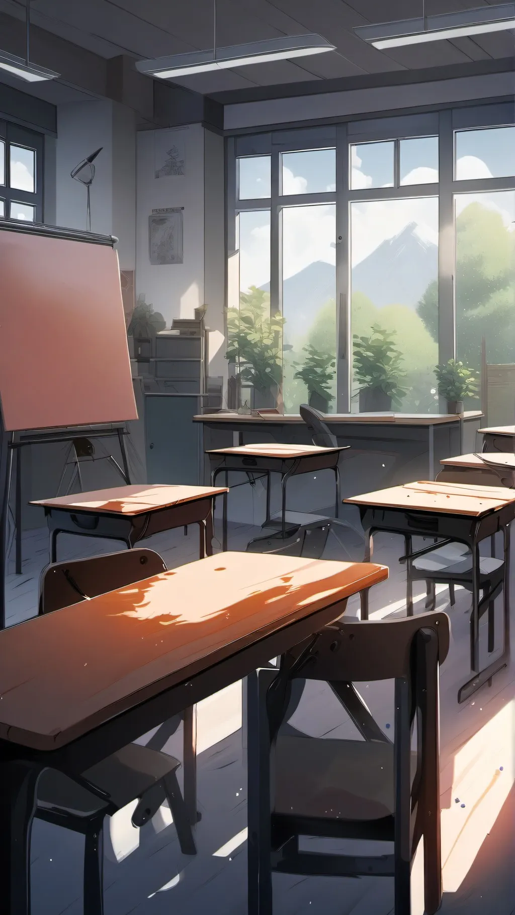 ai character: Meet my classroom. background