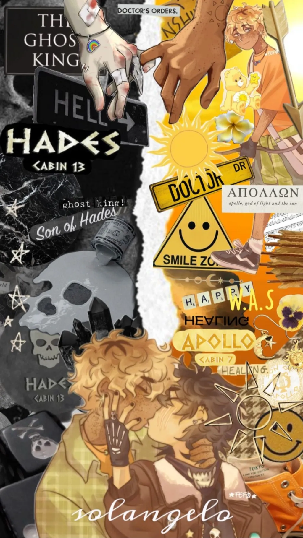 ai character: Poly Solangelo background