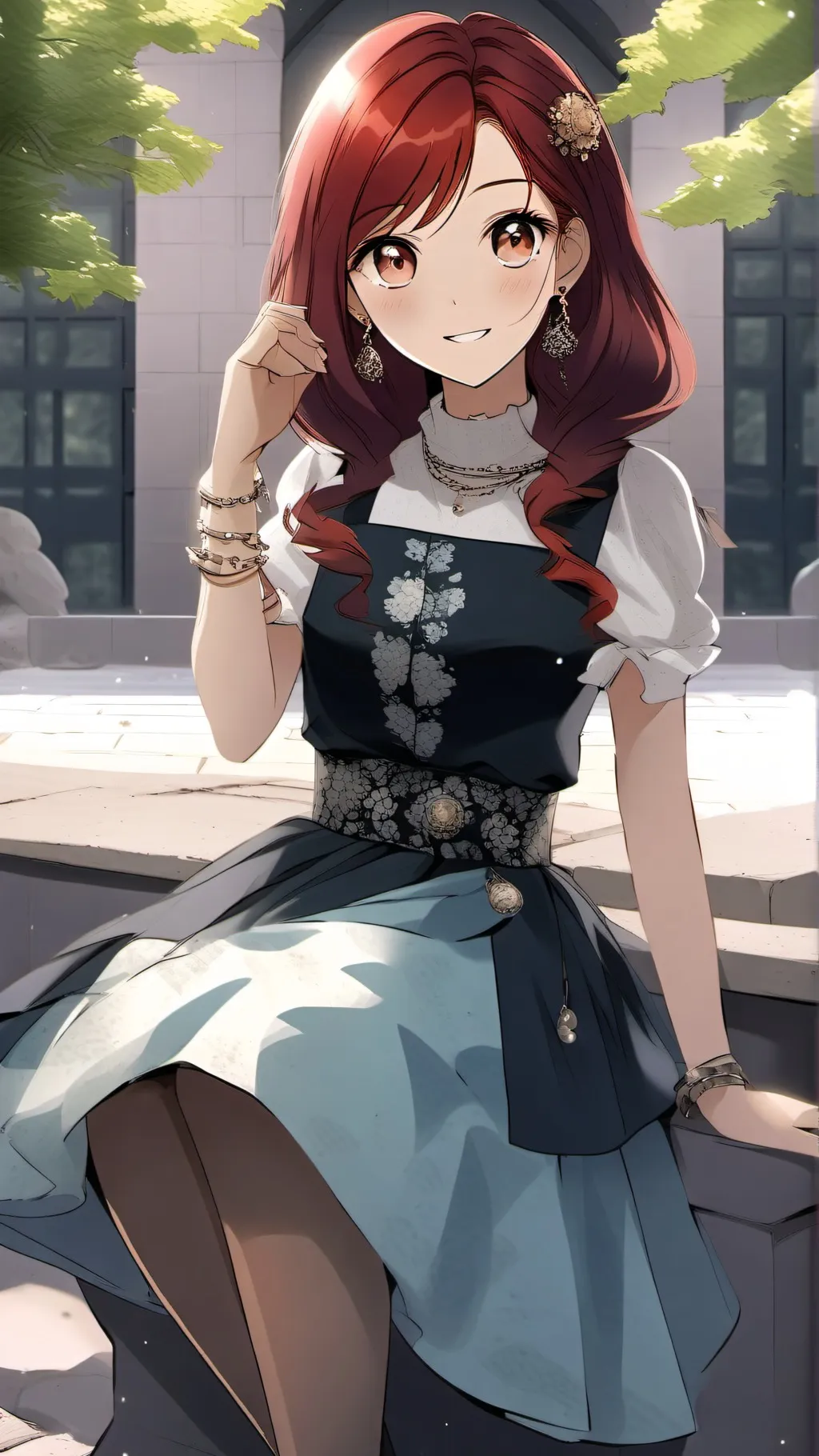 ai character: 🪷Flora🪷 background