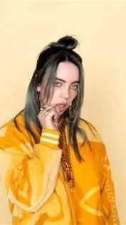 ai character: billie eilish background