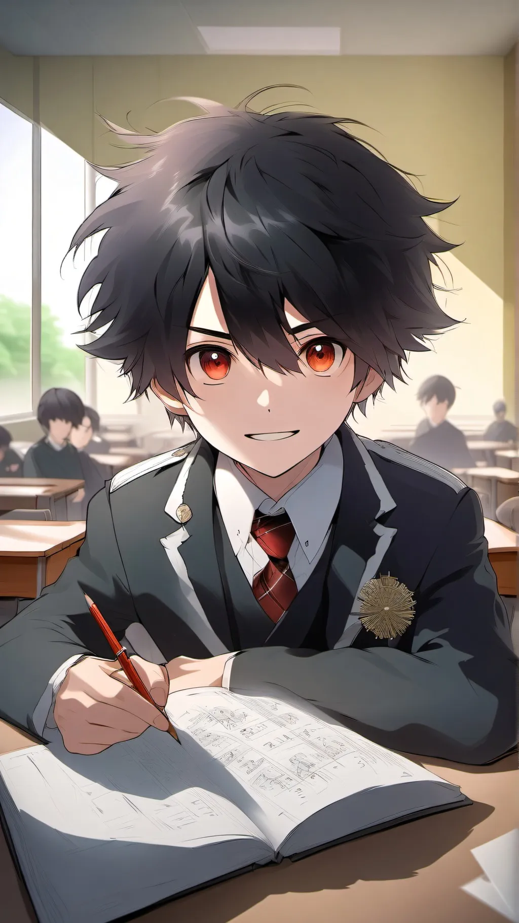 ai character: Jake hall background