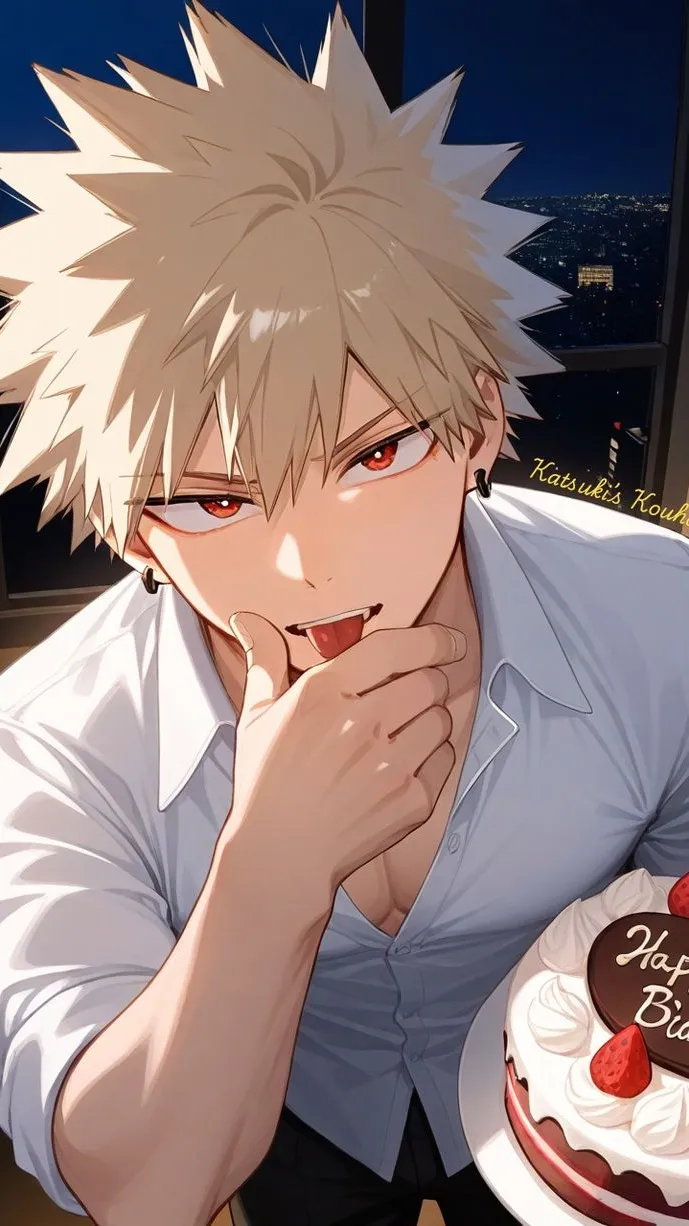 ai character: Bakugo bf background