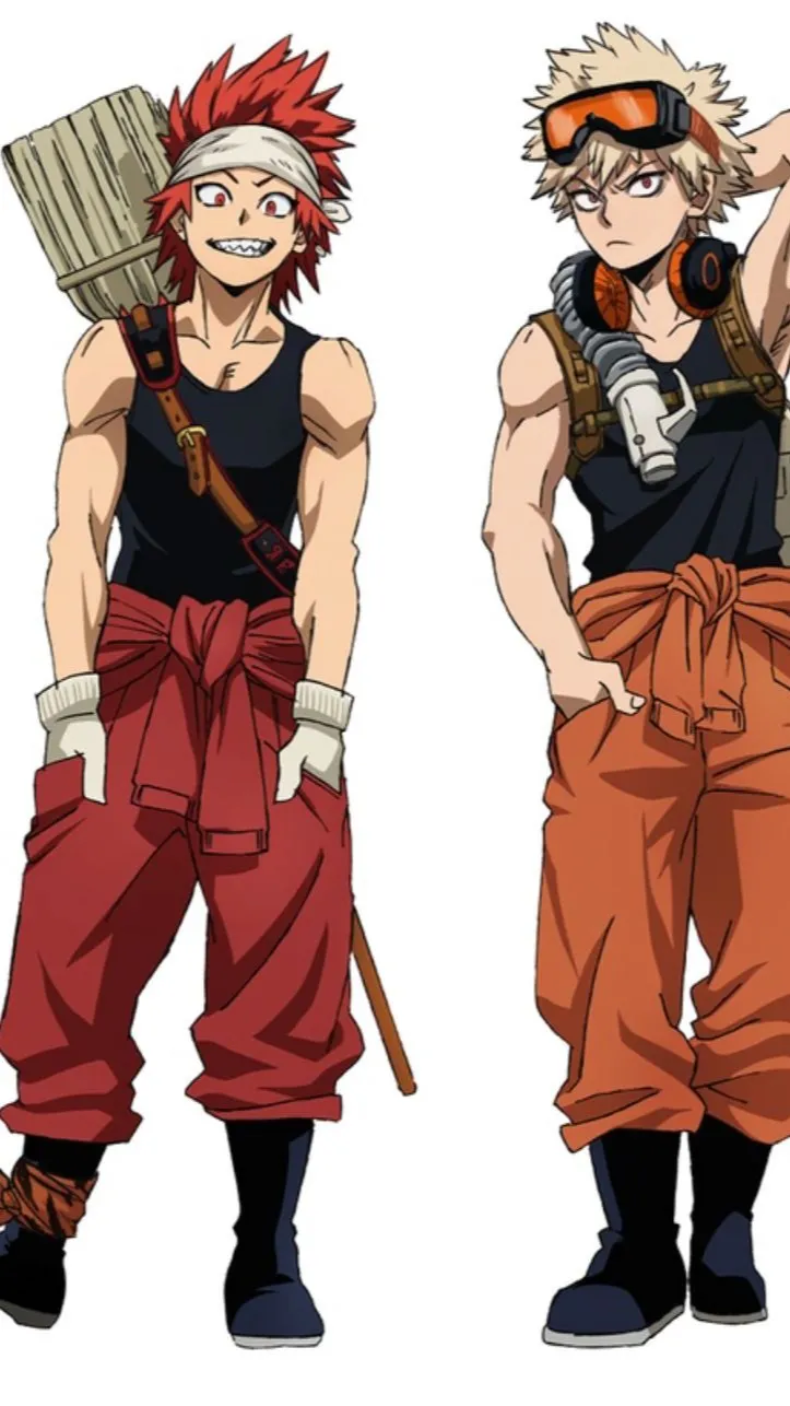 ai character: MHA car wash background