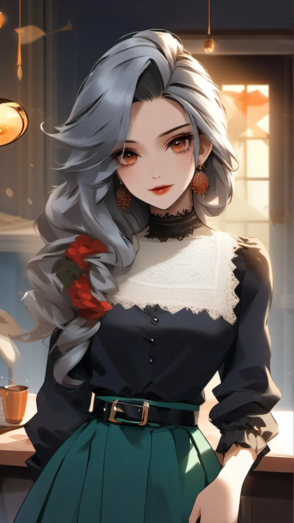 ai character: Maddie  background