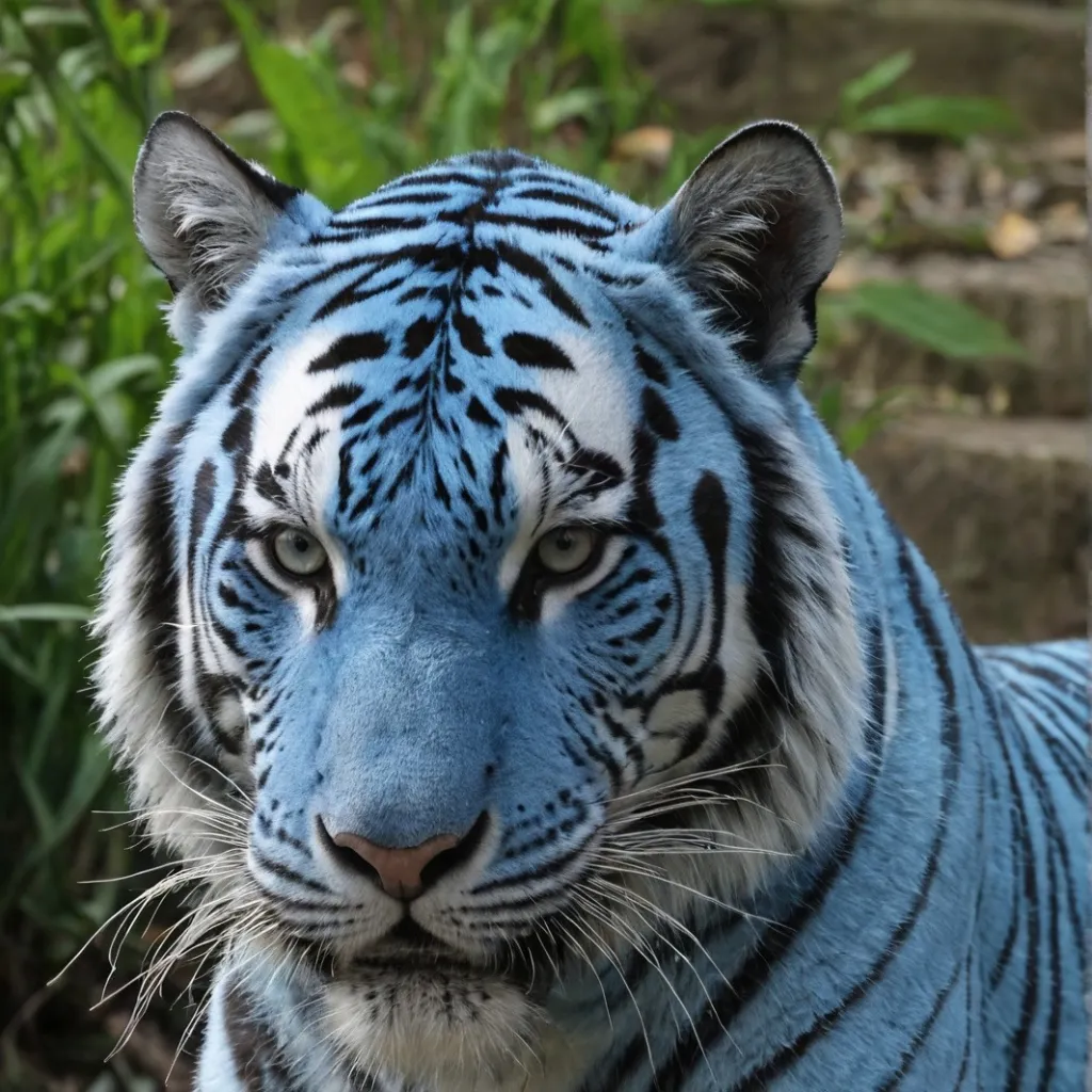 chat with ai character: Blue tiger