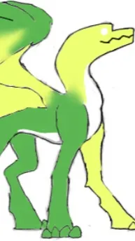 ai character: gummigoo as dragon background