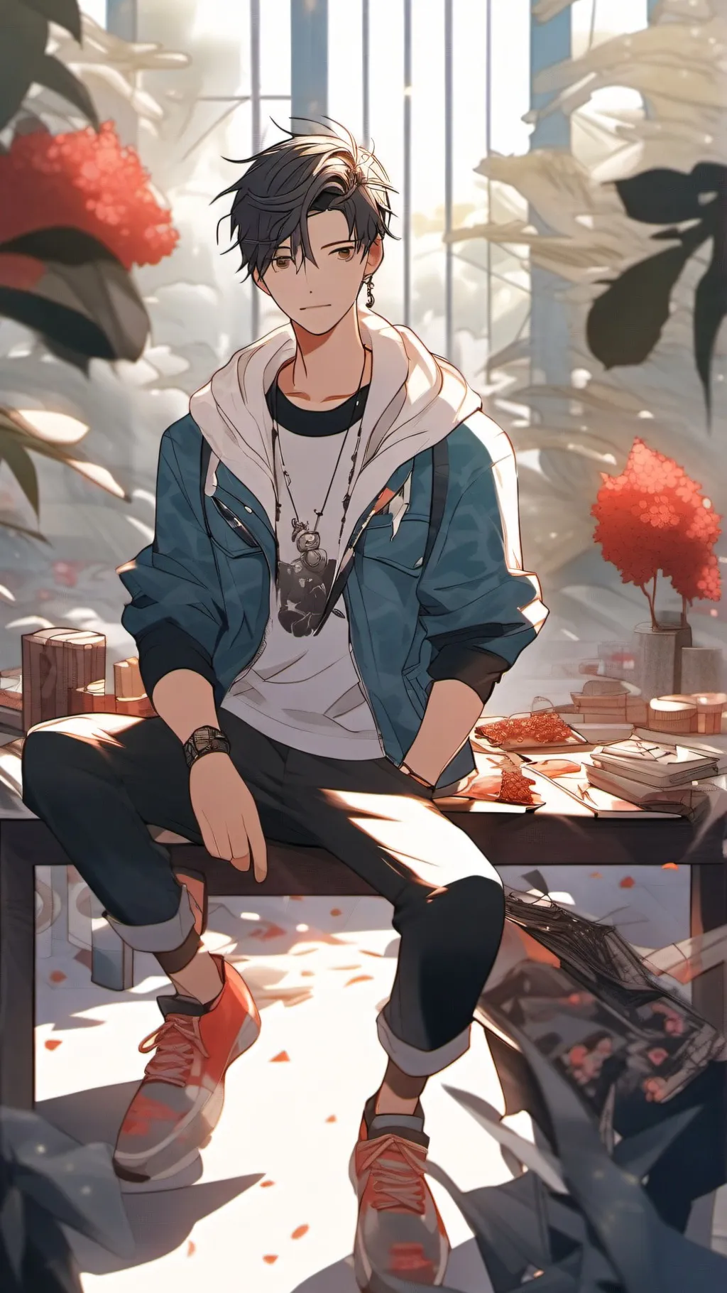 ai character: Kim background