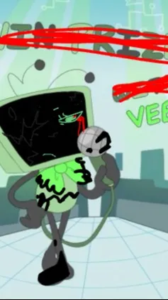 ai character: Vee..? background