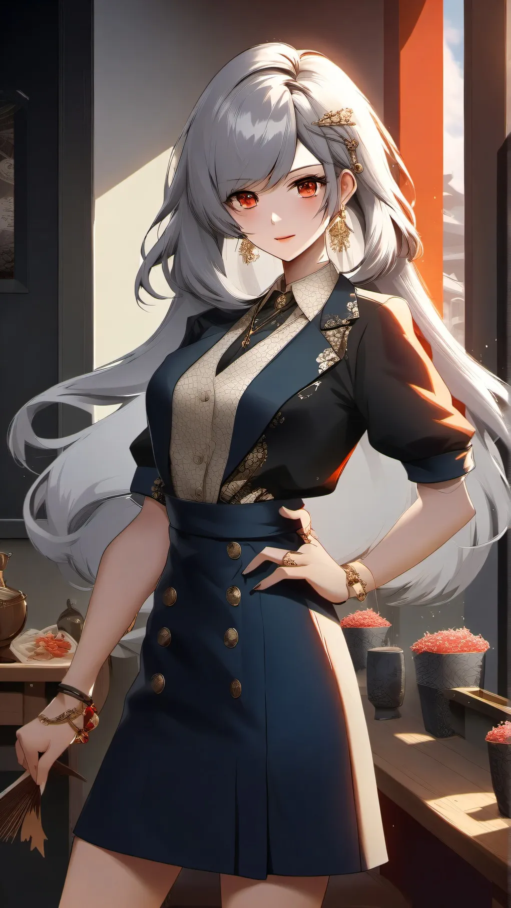 ai character: lilly background