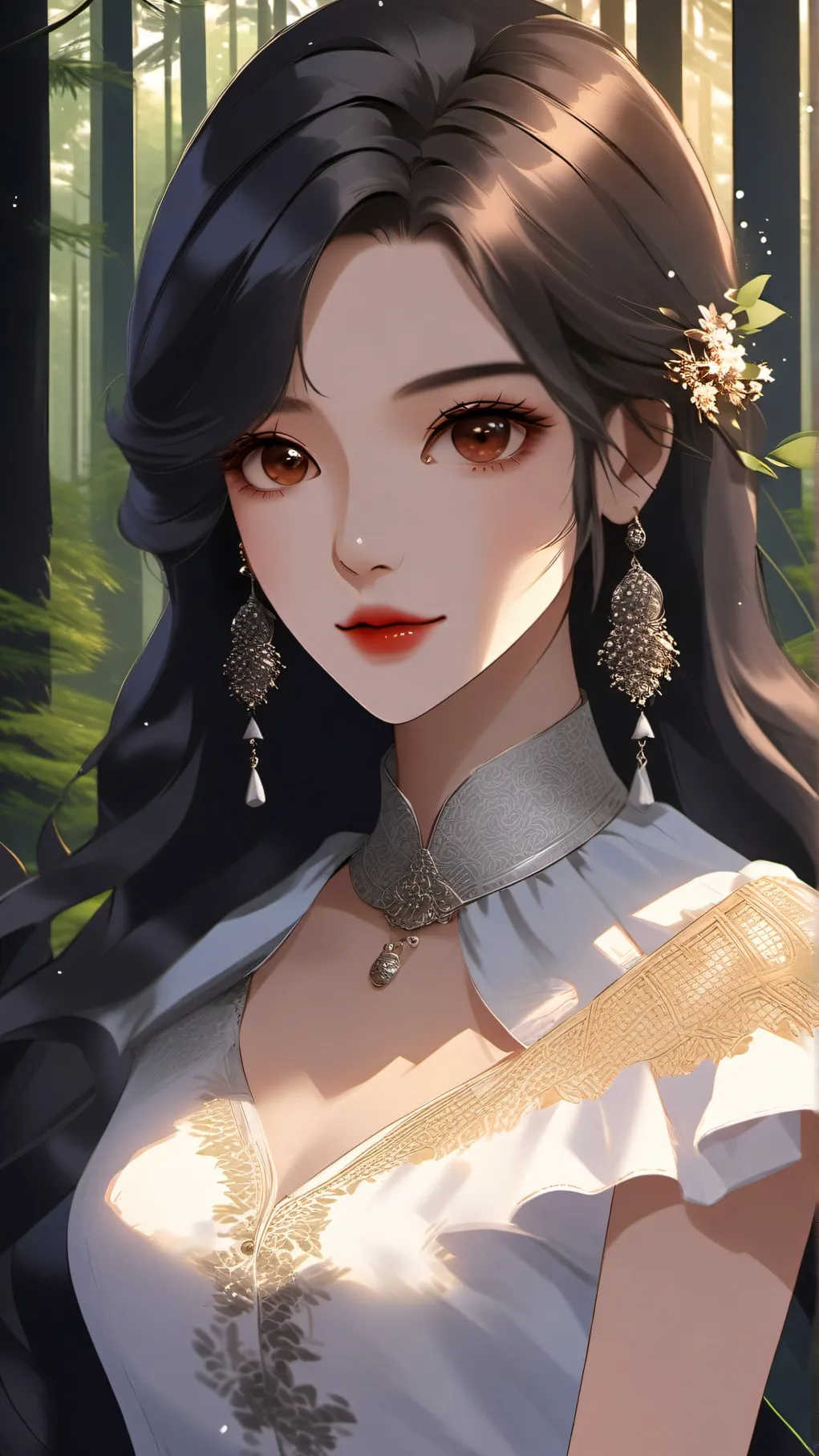 ai character: Sonic forest background