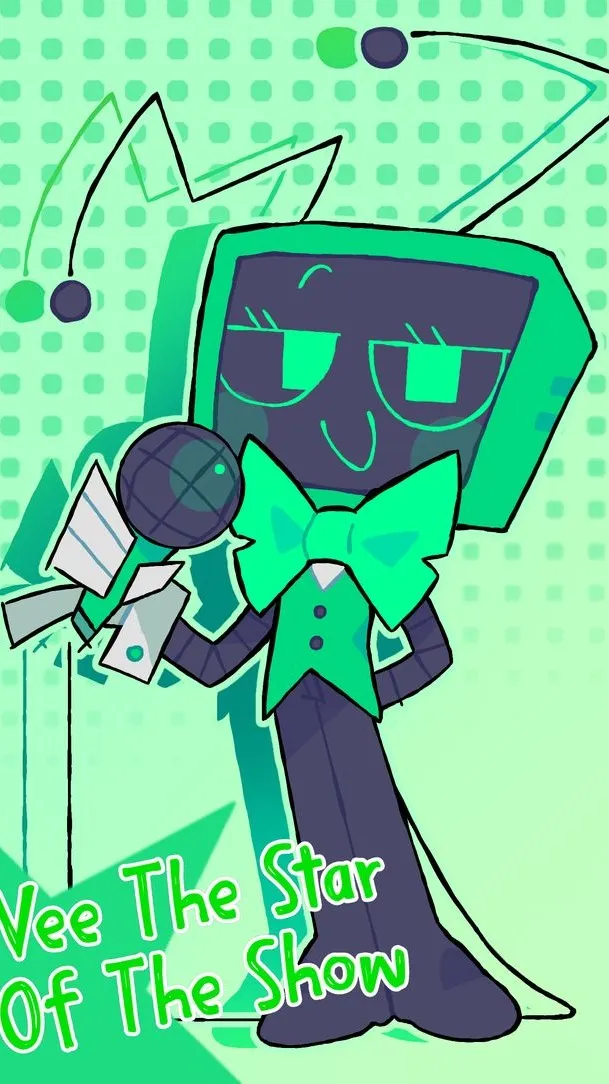 ai character: Vee Version 1 !!1 background