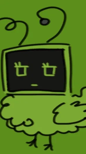 ai character: chicken vee. background