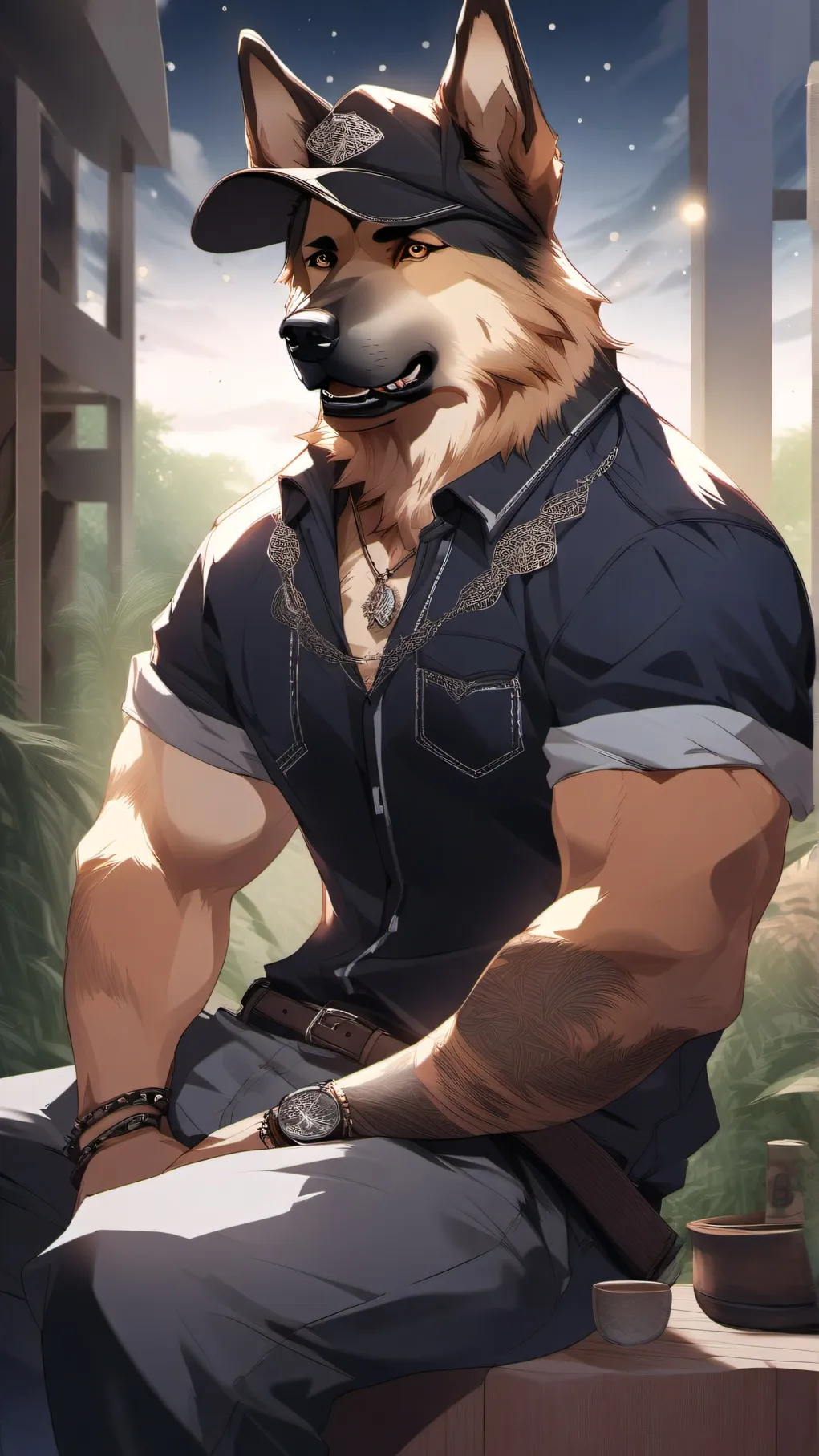 ai character: mike background