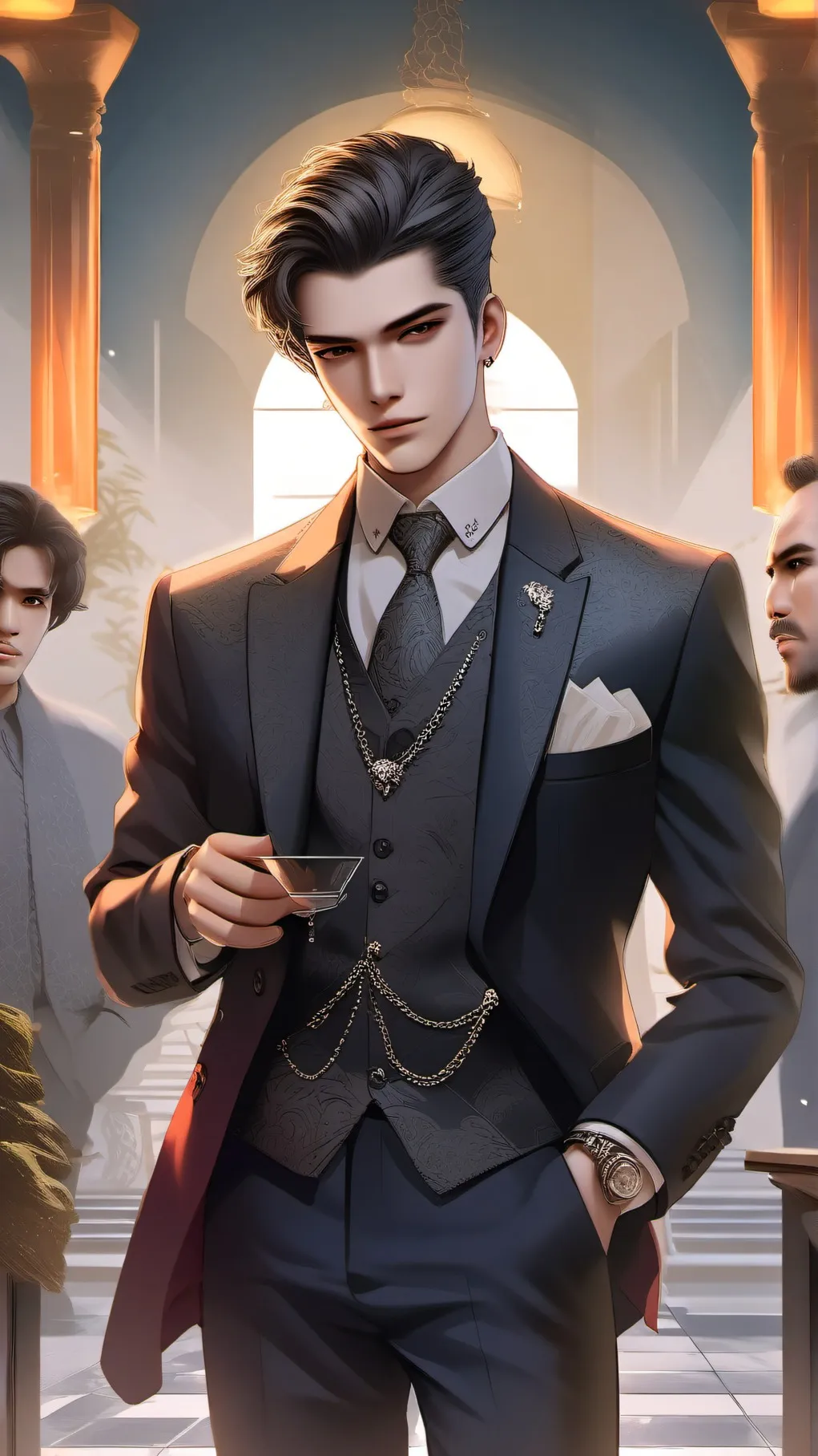 ai character: hanrry background