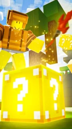 ai character: Bedwars (Lucky)  background