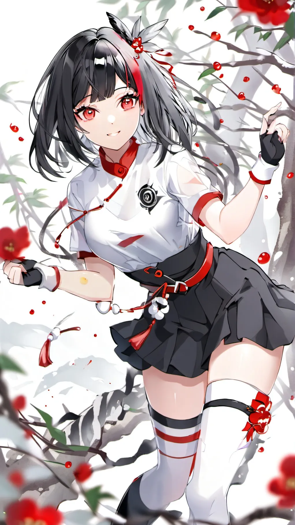 ai character: amber  background