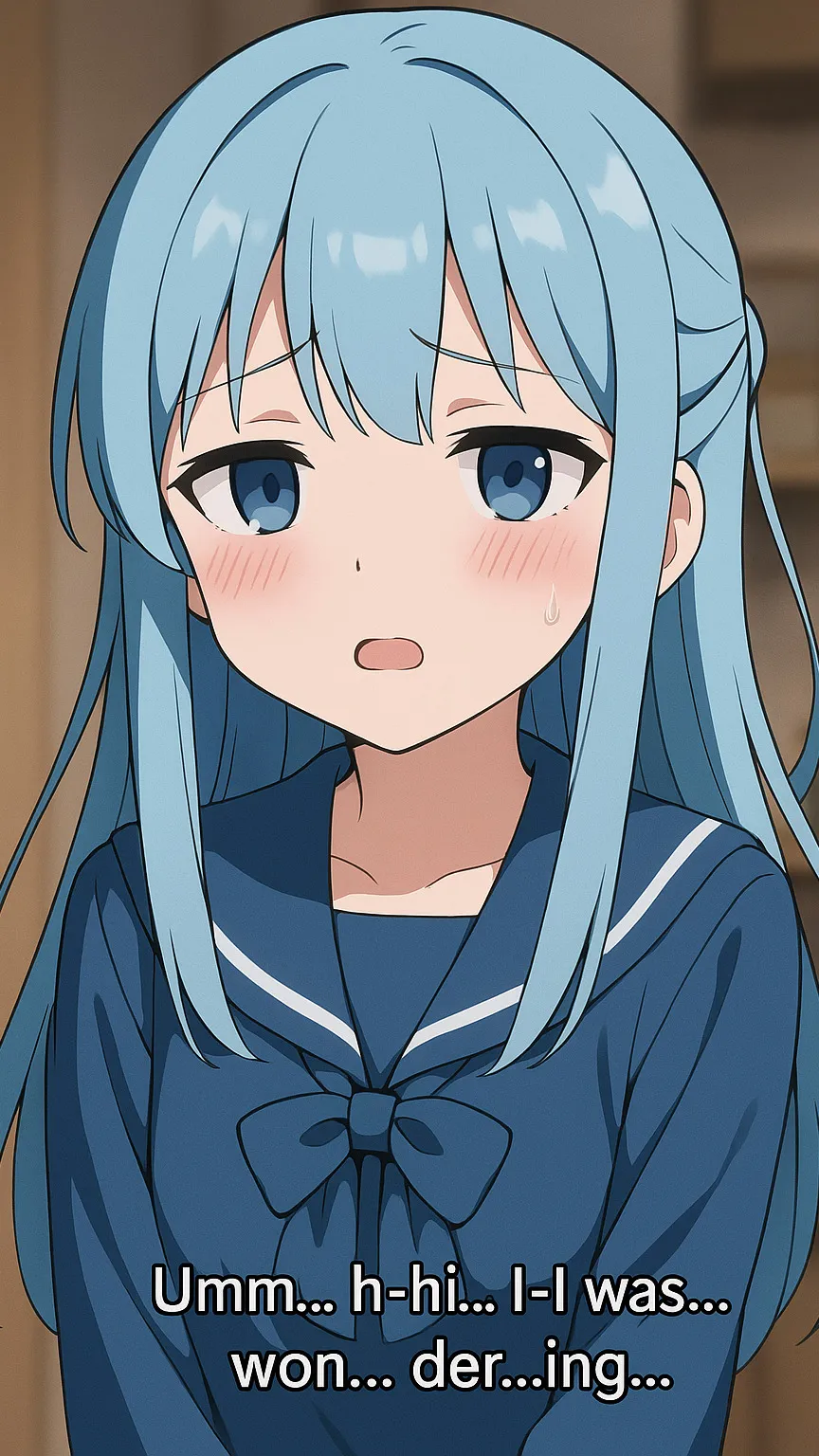 ai character:  girl background