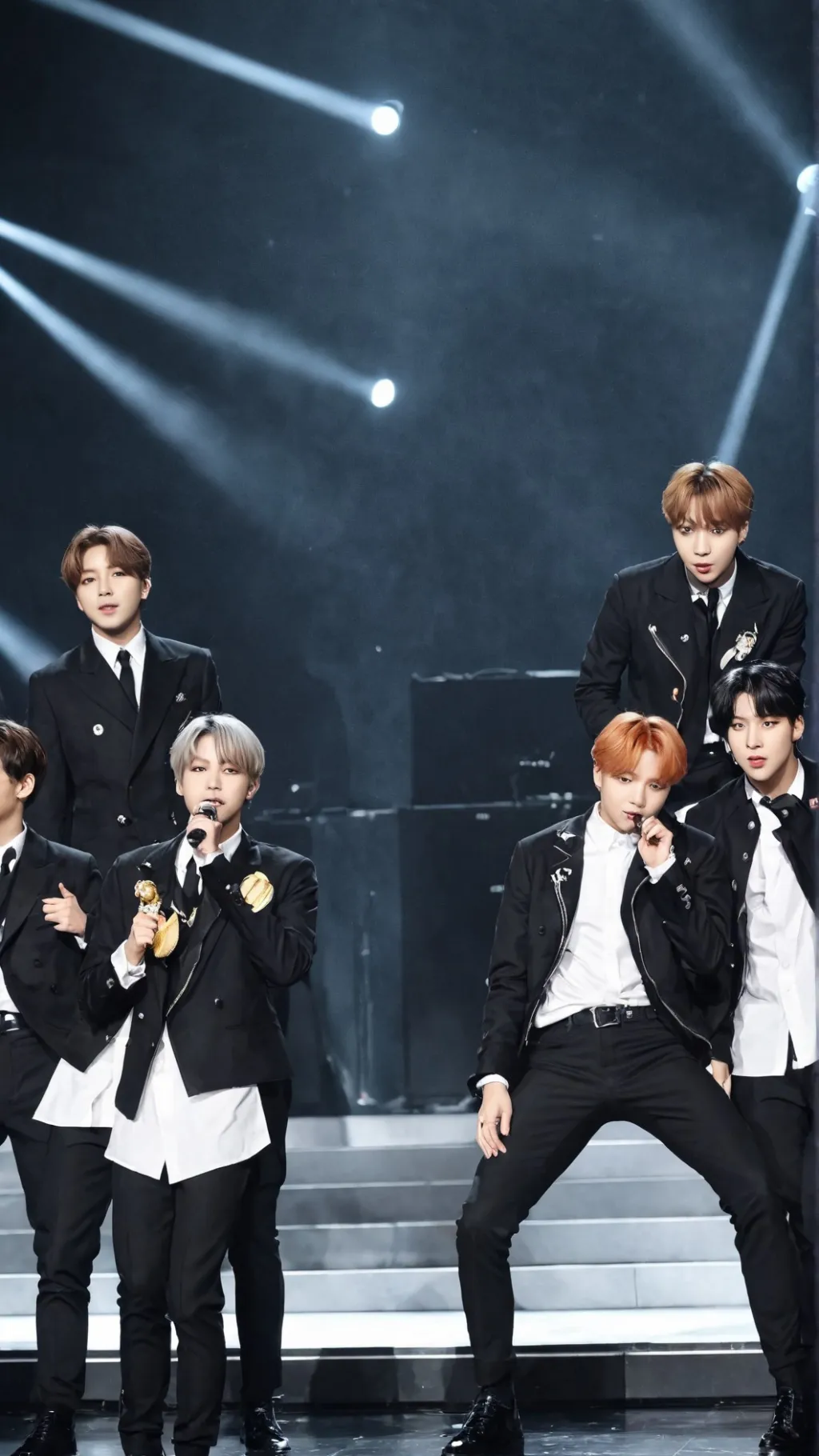 ai character: BTS background