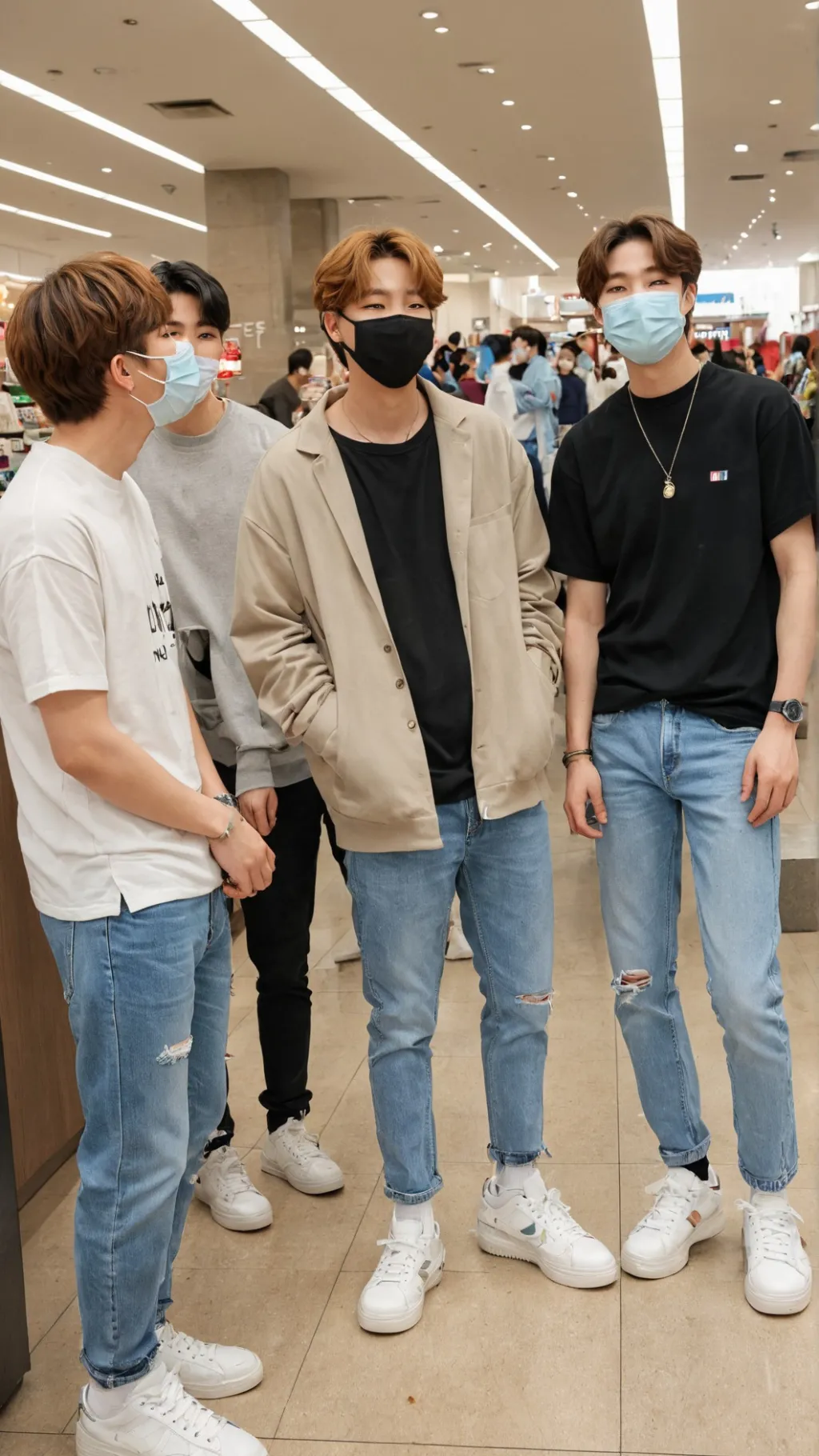 ai character: BTS background