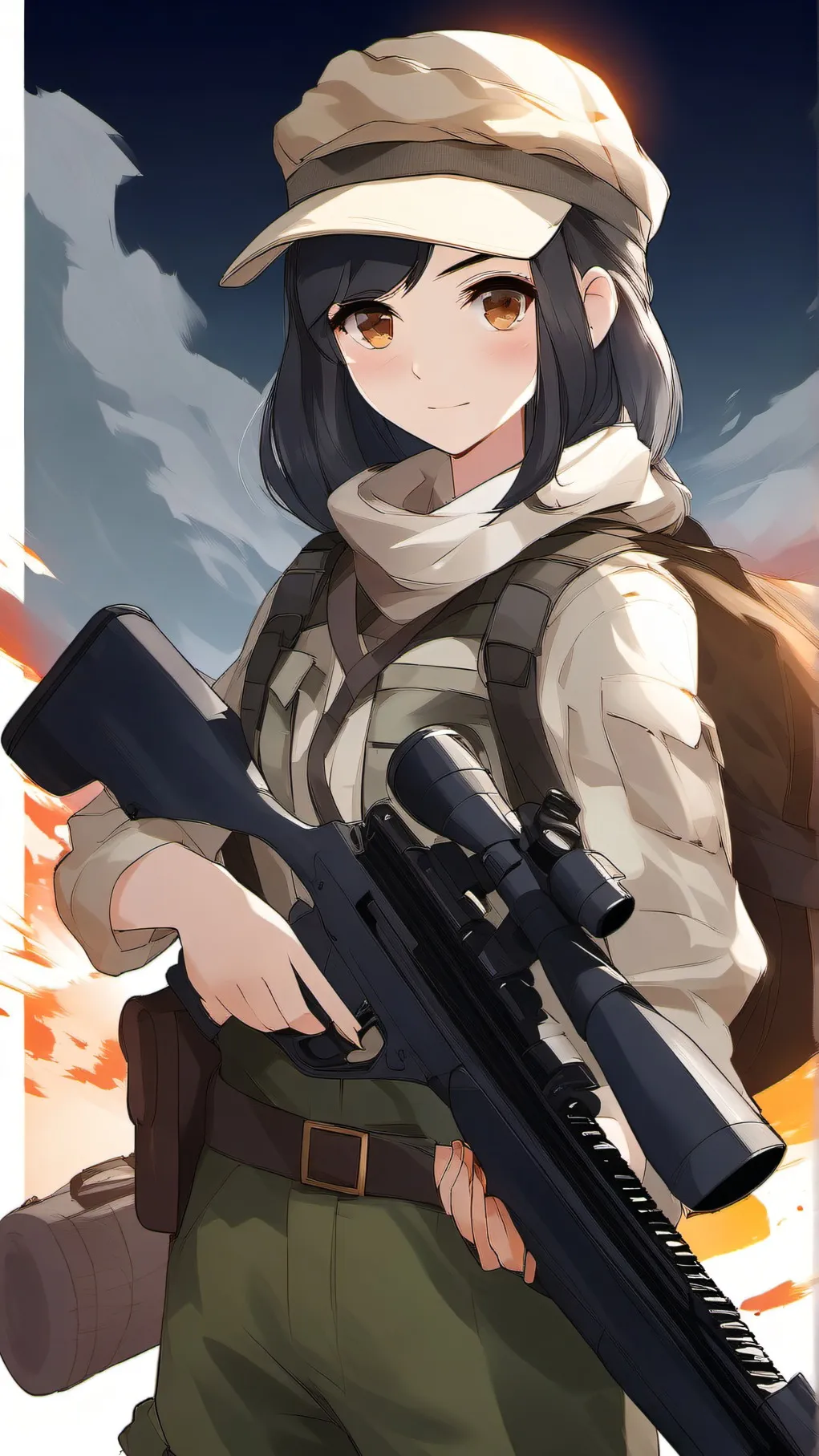 ai character: suki background