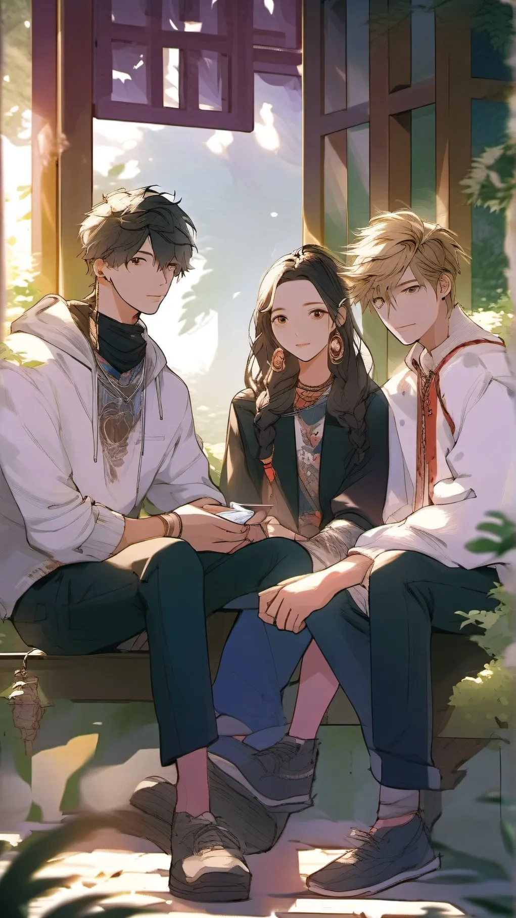 ai character: Friend Group background