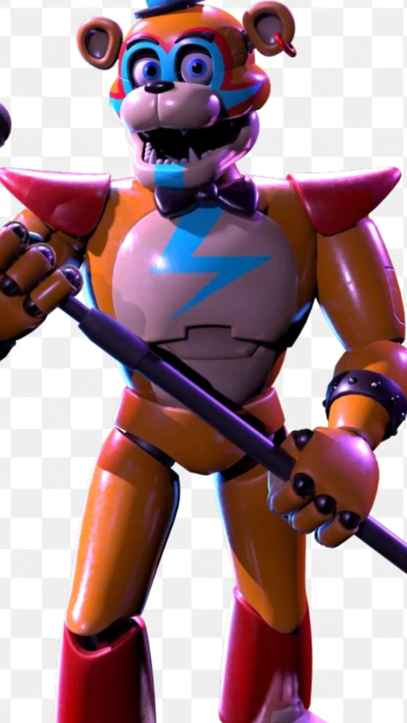 ai character: Glamrock freddy background
