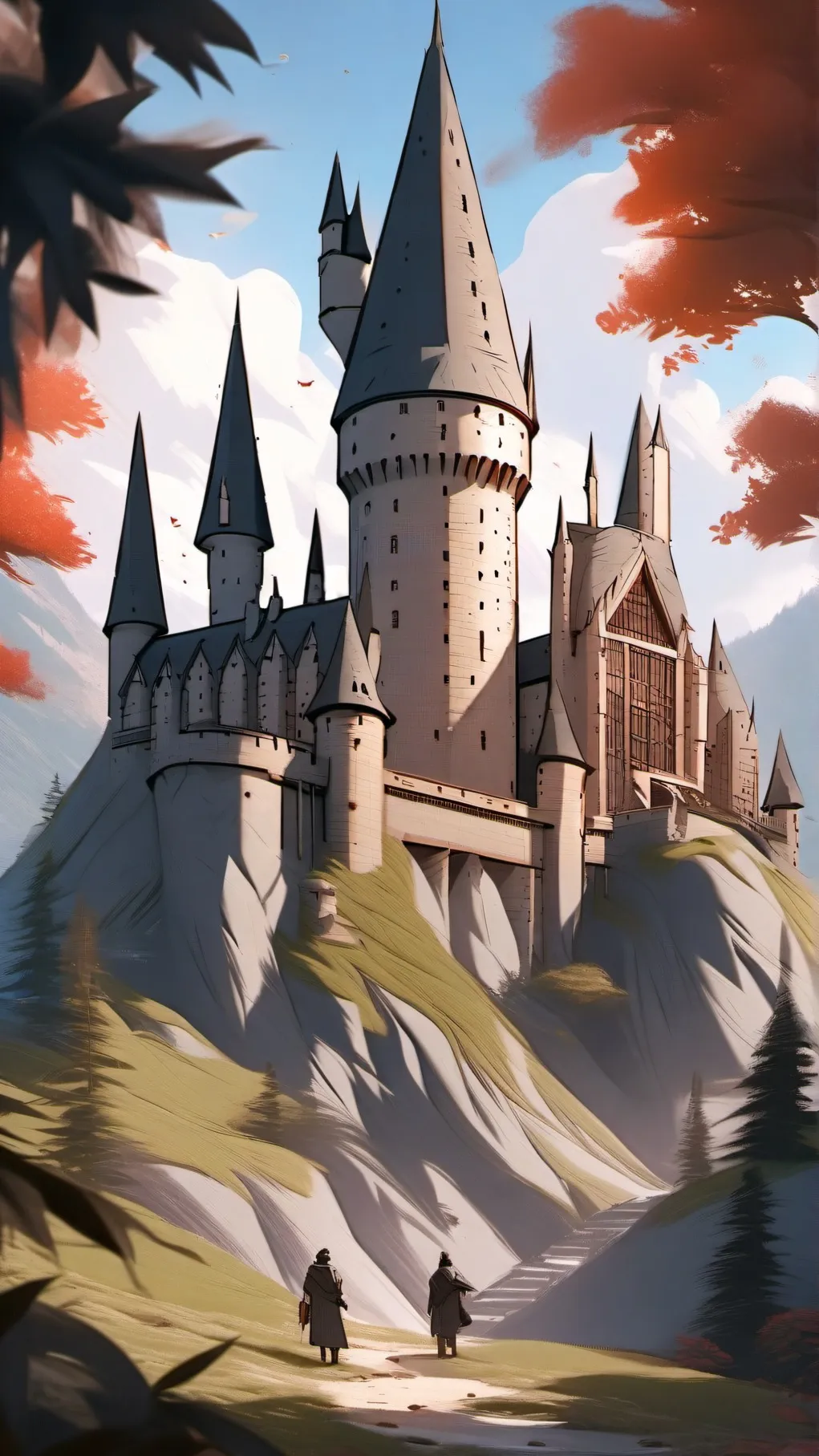 ai character: Hogwarts background