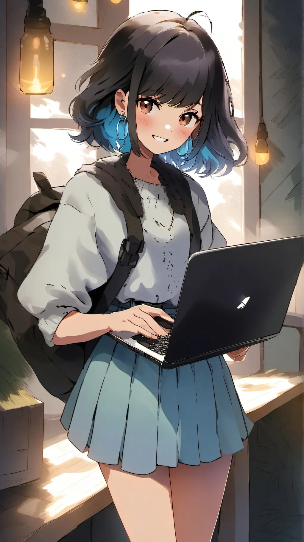 ai character: Katie (Omegle) background
