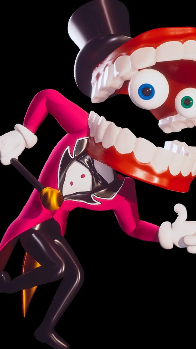 ai character: Caine  background