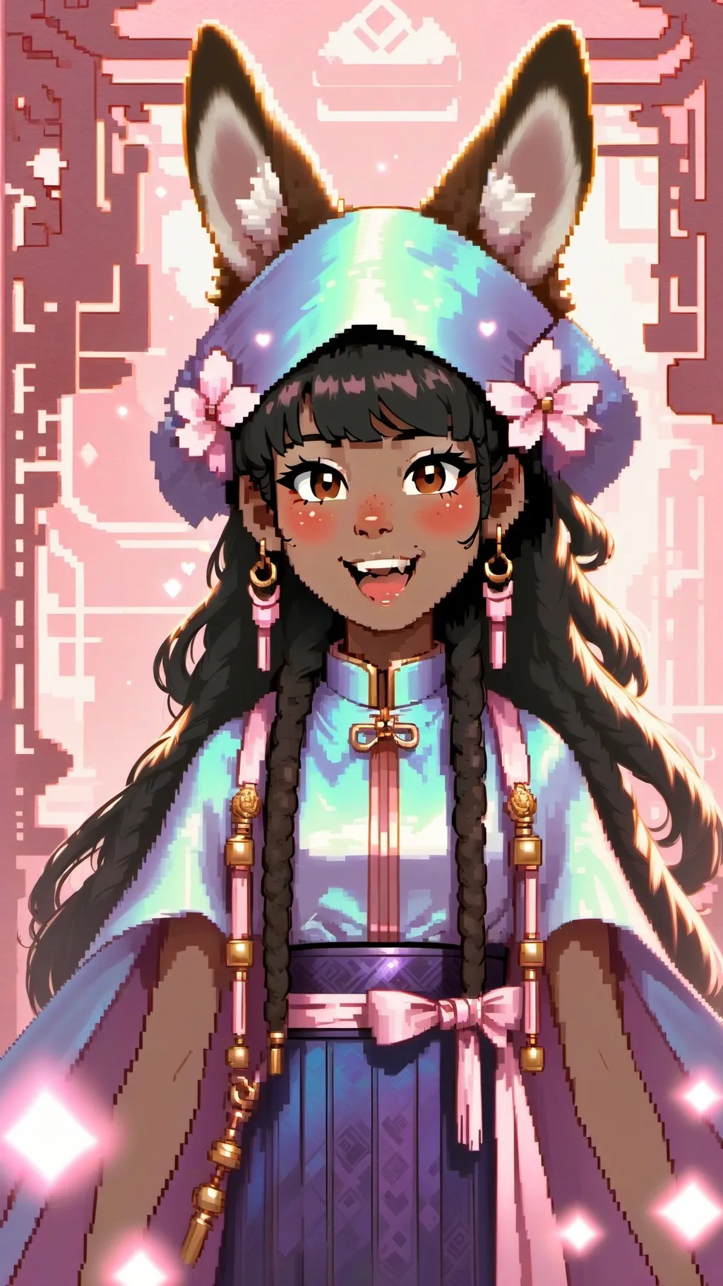 ai character: Hana  background