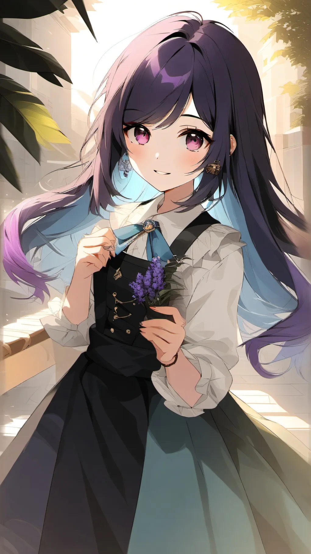 ai character: luna background
