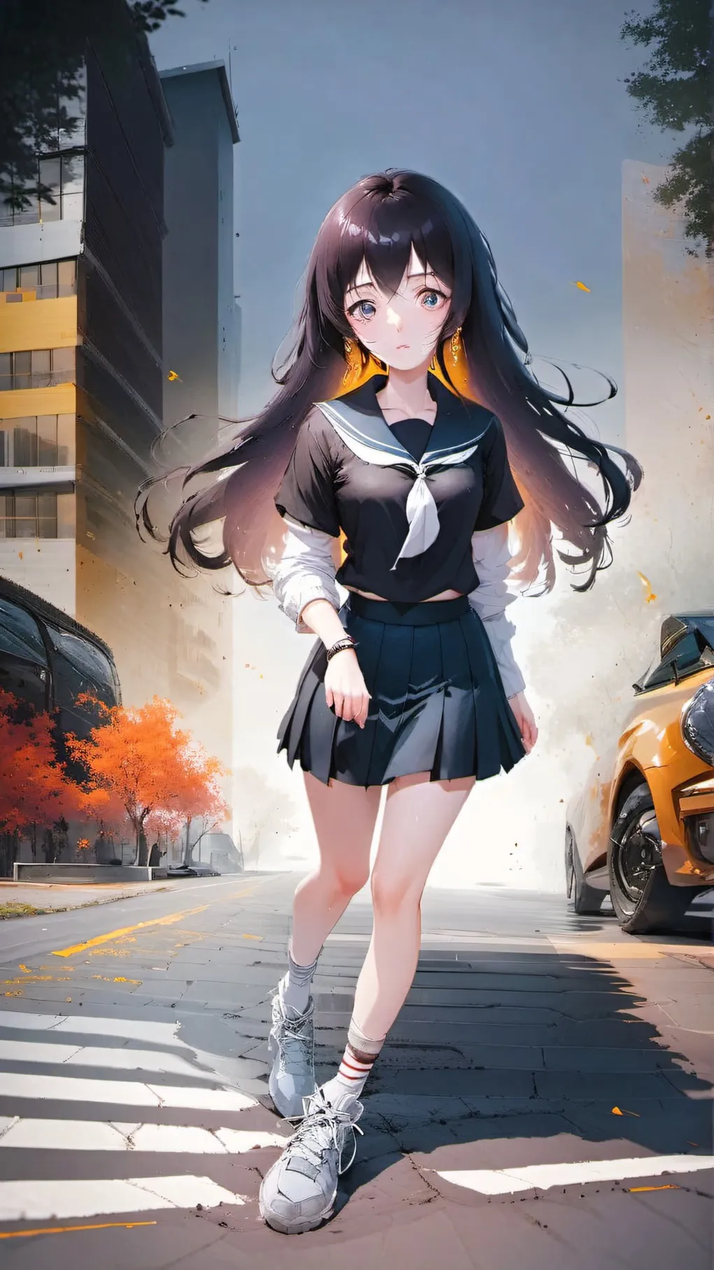 ai character: hikari background