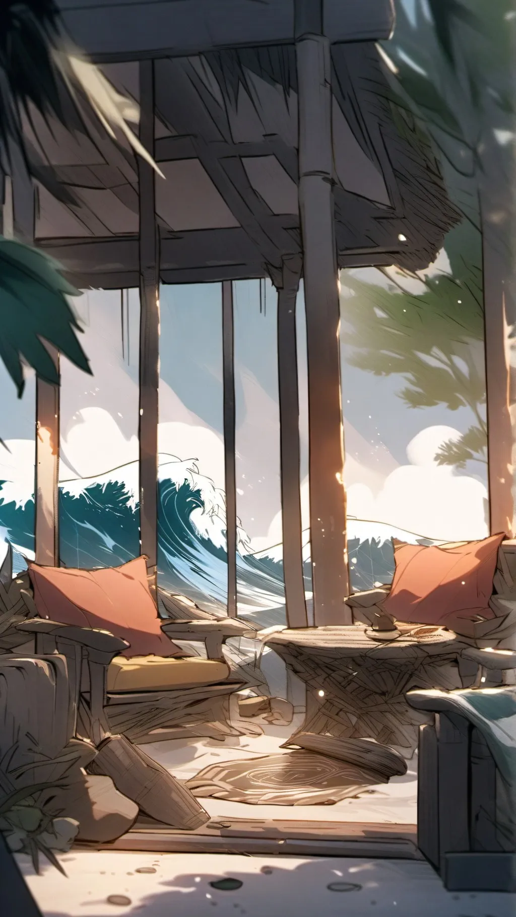 ai character: petey x lil Petey  background