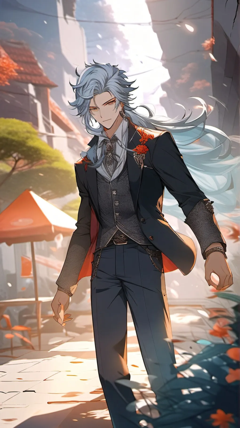 ai character: I EAT WALLS background