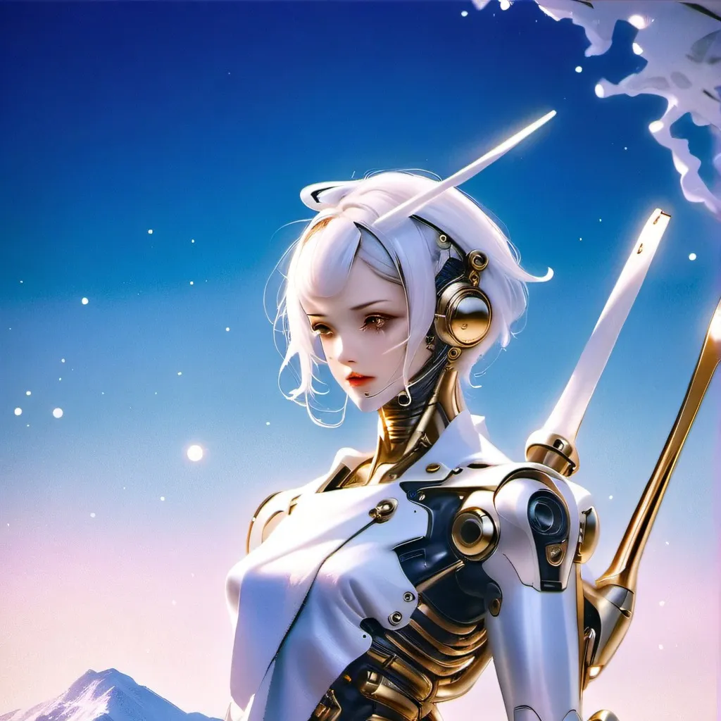 chat with ai character: Cyborg police fem