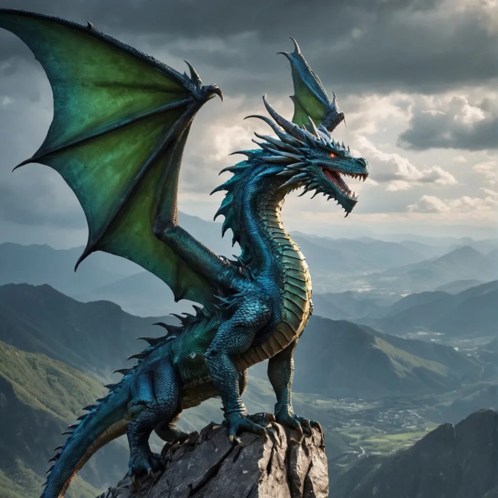 chat with ai character: Mountain Dragon