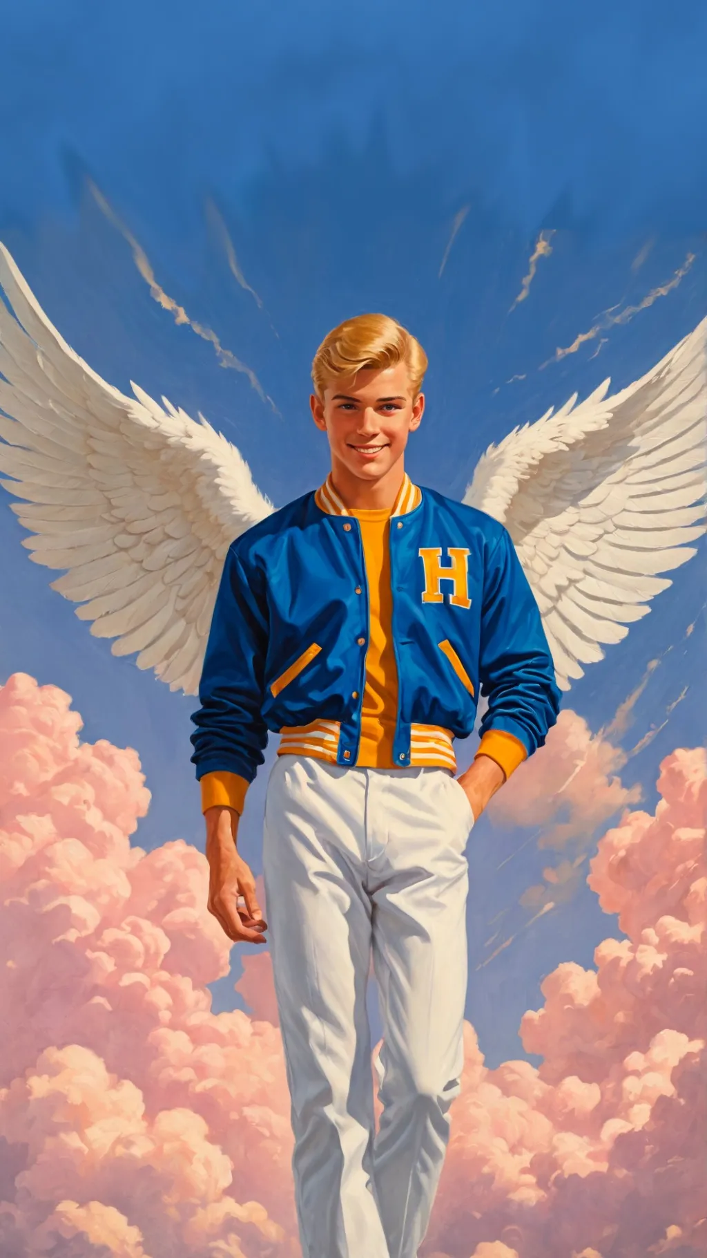 ai character: Your Teen Angel background