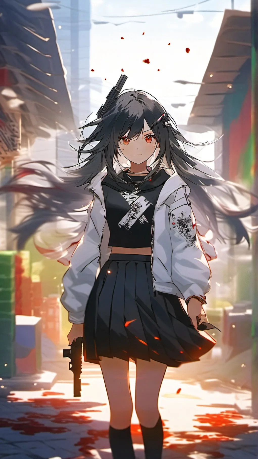 ai character: bella wairror background