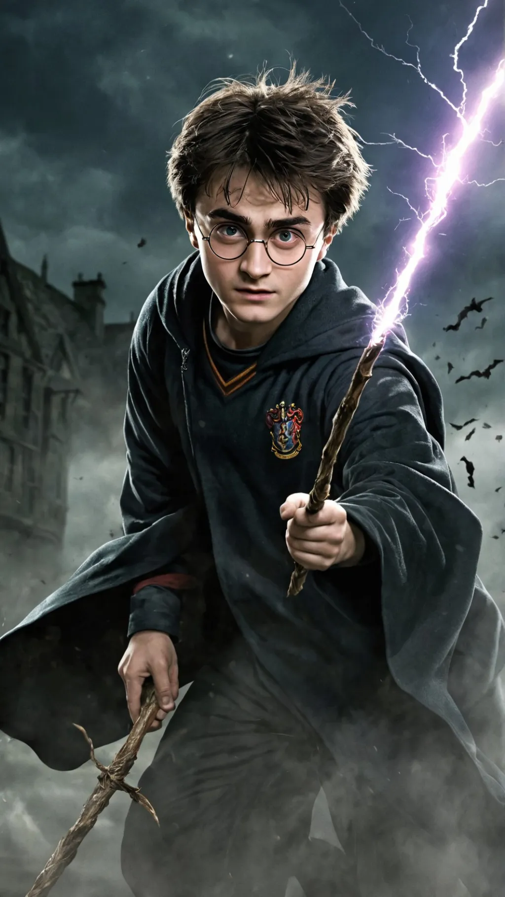 ai character: Harry Potter  background