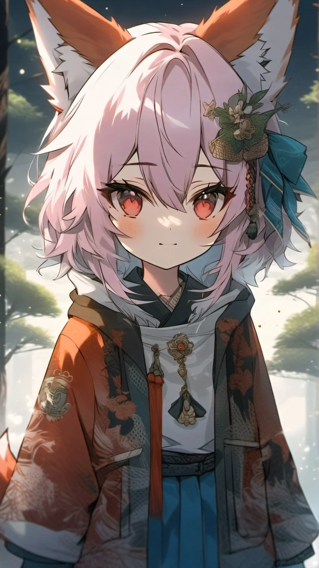 ai character: lost kid  background