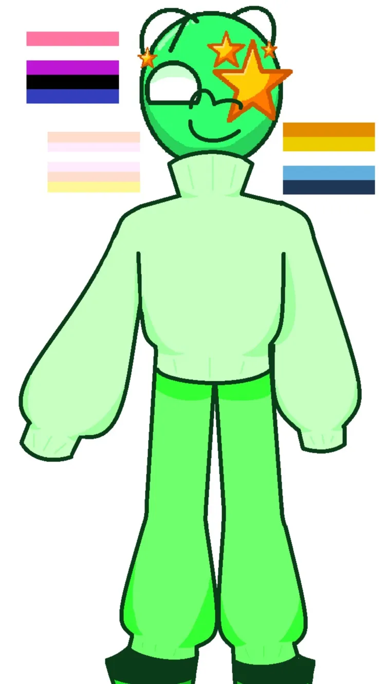 ai character: Noodledoodle background